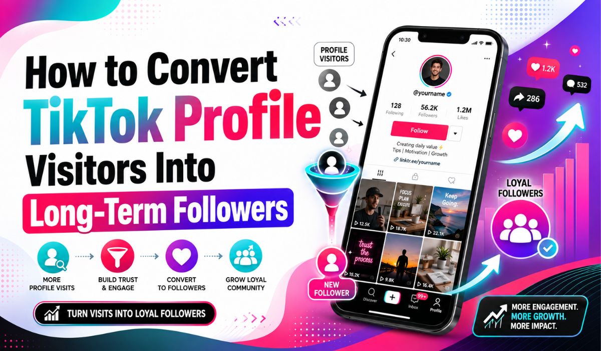 How to Convert TikTok Profile Visitors Into Long-Term Followers